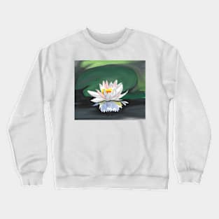 Lotus flower in the pond Crewneck Sweatshirt